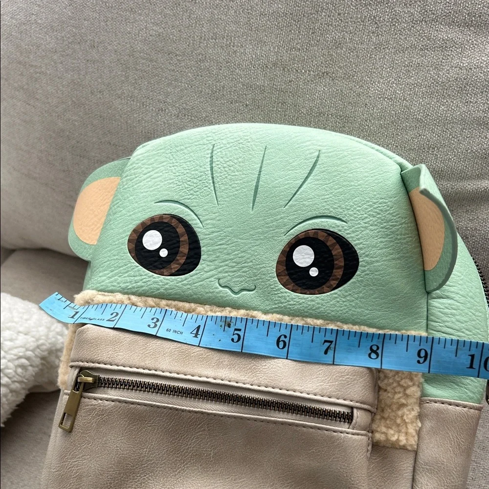 Star Wars l Backpack - Green and Beige Baby Yoda Like new